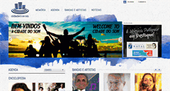 Desktop Screenshot of cidadedosom.com